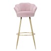 TABURET BAR BAR VIENNA ROSA CM 55X53X110
