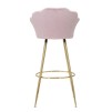 TABURET BAR BAR VIENNA ROSA CM 55X53X110