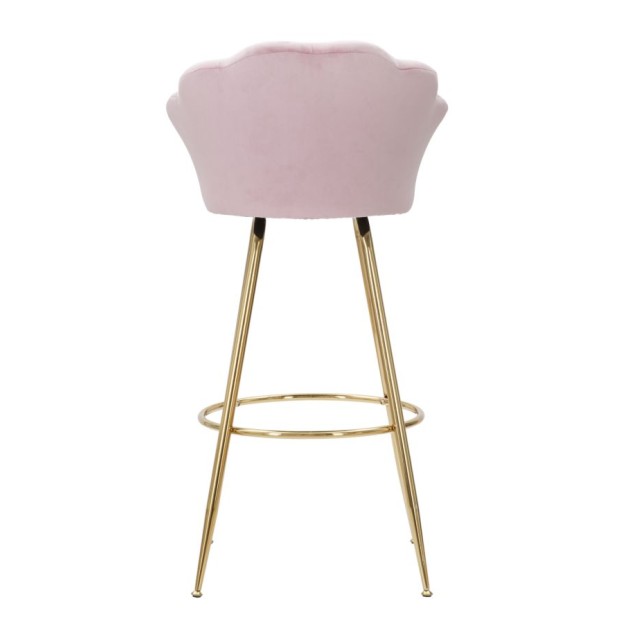 TABURET BAR BAR VIENNA ROSA CM 55X53X110