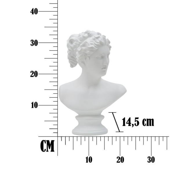 SCULPTURA FEMEIE ROMANĂ CM 21,5X14,5X34
