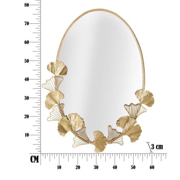 OGLINDĂ DE PERETE LITTLE LEAF CM 61,5X3X78