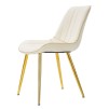 SCAUN PARIS CREMA/GOLD SET 2 PZ CM 51X59X79