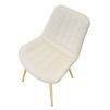 SCAUN PARIS CREMA/GOLD SET 2 PZ CM 51X59X79