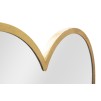 OGLINDA DE PERETE GLAM DUBLĂ INIMĂ 65X2X50