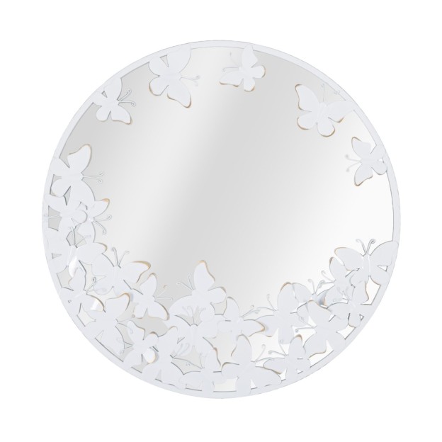 OGLINDA DE PERETE FLUTURE ALB 62,5X2,3