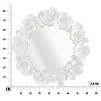 OGLINDA DE PERETE FLORE ALBA 82X2,6X85,5
