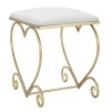 TABURET HEART CREMA CM 50X37,5X51,5