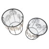 MASA FOGLIE GLAM COPPIA CM Ø 38X55-33X50