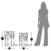MASA FOGLIE GLAM COPPIA CM Ø 38X55-33X50