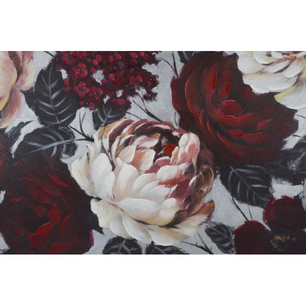 TABLOU FLOARE ROȘU 150X3,8X76