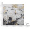 TABLOU FLOARE ALBA -B- CM 90X3,7X90