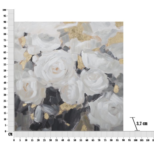 TABLOU FLOARE ALBA -B- CM 90X3,7X90