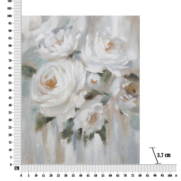 TABLOU CREMĂ CM 80X3,7X100