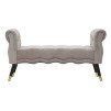 BANCĂ PARIS GRIGIA/AUR CM 120X40X60