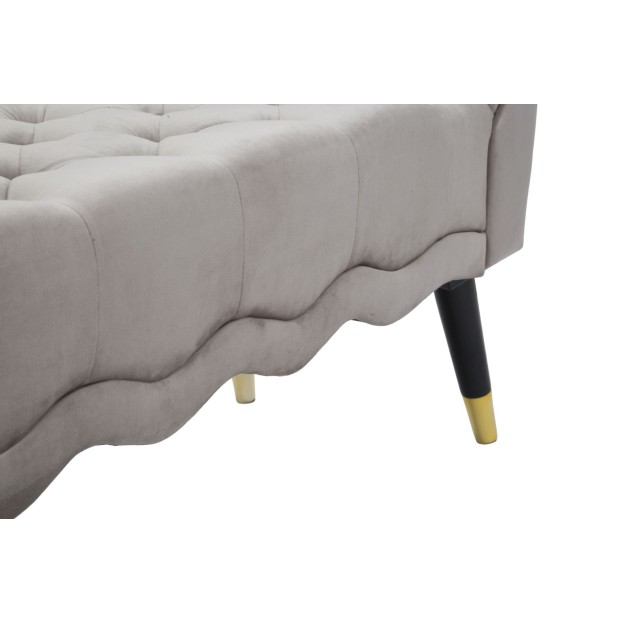 BANCĂ PARIS GRIGIA/AUR CM 120X40X60