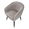 SCAUN PARIS GRIGIA/GOLD CM 62X58X78