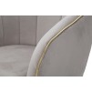 SCAUN PARIS GRIGIA/GOLD CM 62X58X78
