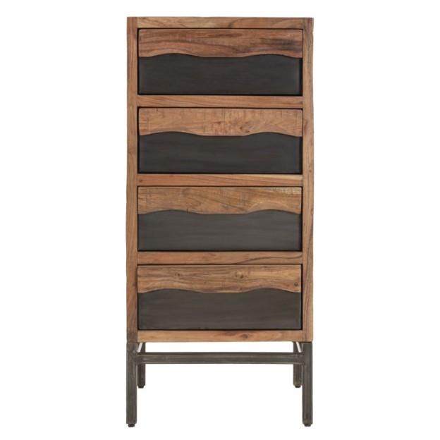 COMODA YELLOWSTONE CM 45X40X100 (LEGNO DI ACACIA NILOTICA)