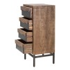 COMODA YELLOWSTONE CM 45X40X100 (LEGNO DI ACACIA NILOTICA)
