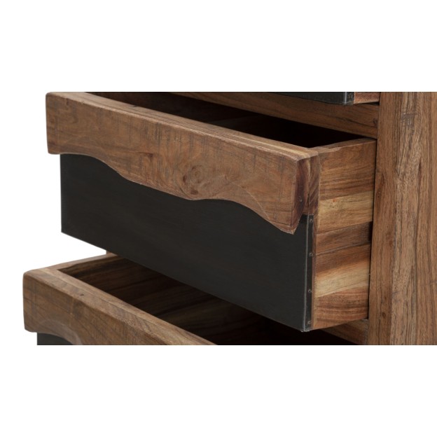 COMODA YELLOWSTONE CM 45X40X100 (LEGNO DI ACACIA NILOTICA)