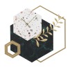 CEAS DE PERETE HEXAGON CM 62X4,5X62