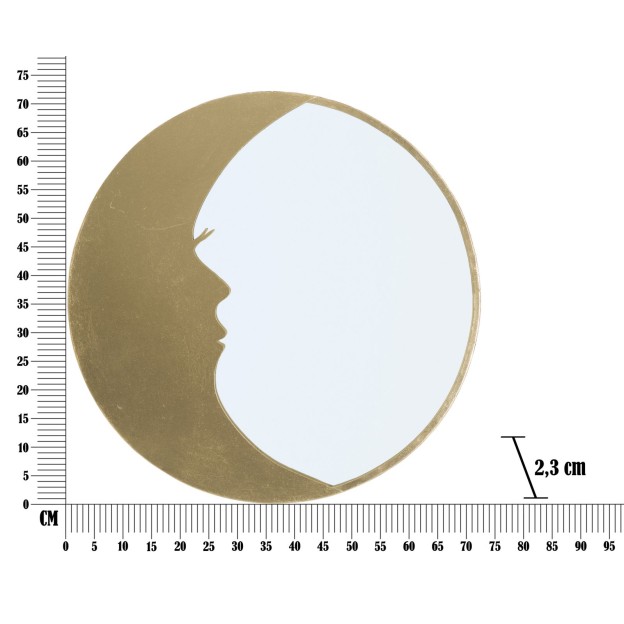 OGLINDA PERETE LUNA CM Ø 72,5X2,3