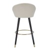 TABURET DE BAR PRAGA CREMA CM 55X56X104