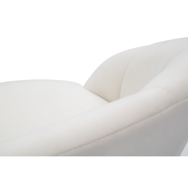 TABURET DE BAR PRAGA CREMA CM 55X56X104