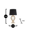 LAMPĂ DE MASA MAX CM Ø 24X44