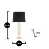 LAMPĂ DE MASA X CM Ø 30X61,5