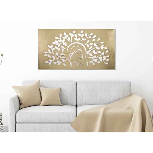PANOU DE PERETE FIER AUR CM 120X2X64