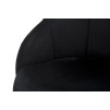TABURET DE BAR PRAGA NERO CM 55X56X104