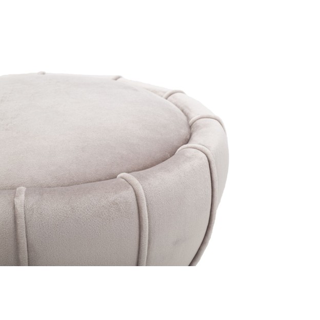 TABURET FLORE GRIU CM Ø 40X44