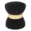 TABURET FLORE NEGRU CM Ø 40X44