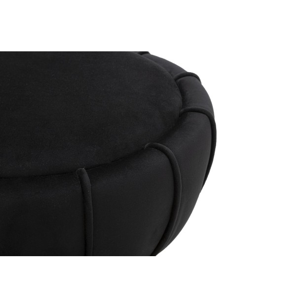 TABURET FLORE NEGRU CM Ø 40X44