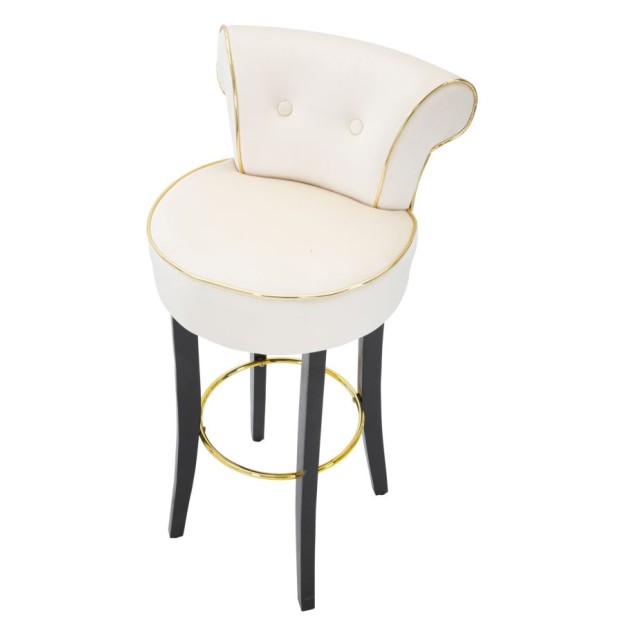 TABUR DE BAR LUXY CREAM CM 46X48X96