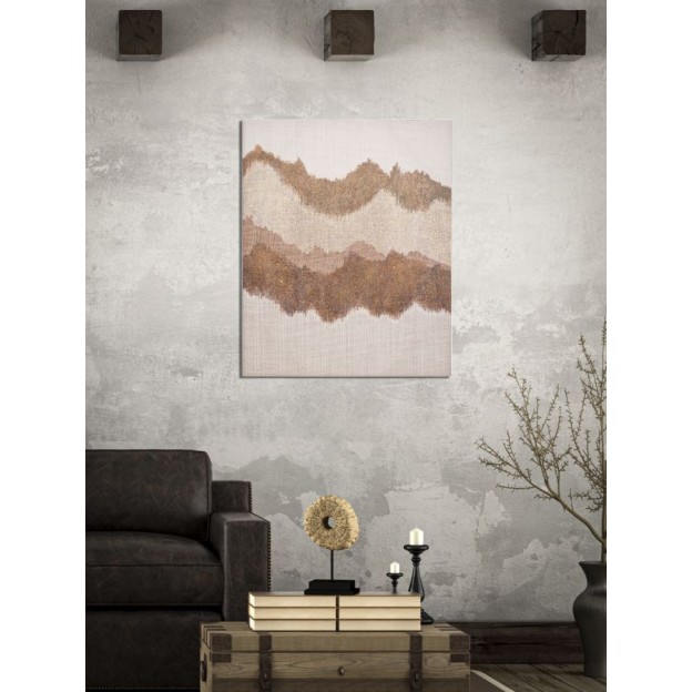 TABLOU ARTĂ MANUAL BROWNY CM 80X3,7X100