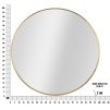 OGLINDA DE PERETE ELEGANT GLAM 100X2