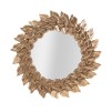 OGLINDA DE PERETE GLAM PETAL RAME 73X5
