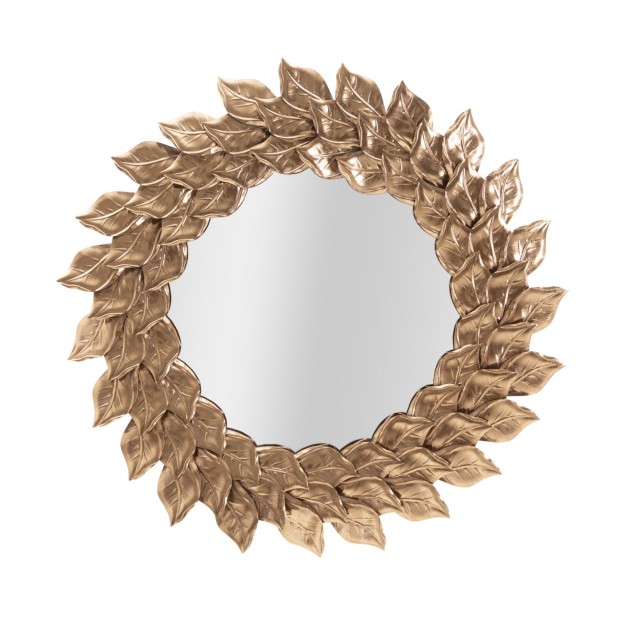 OGLINDA DE PERETE GLAM PETAL RAME 73X5