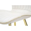SCAUN PARIS SPACE CREAM/AUR SET 2 46X58X77