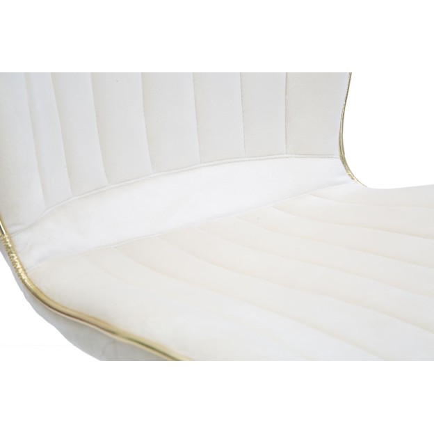 SCAUN PARIS SPACE CREAM/AUR SET 2 46X58X77