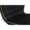 SCAUNE PARIS SPACE NEGRU/AUR SET 2 PZ CM 46X58X77