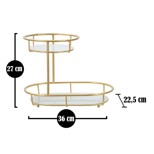 SUPORT GHIVECE 2 NIVELURI -A- CM 36X22,5X27