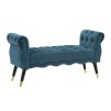 BANCĂ PARIS TEAL/AUR CM 120X40X60