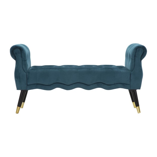 BANCĂ PARIS TEAL/AUR CM 120X40X60