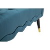 BANCĂ PARIS TEAL/AUR CM 120X40X60
