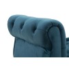 BANCĂ PARIS TEAL/AUR CM 120X40X60