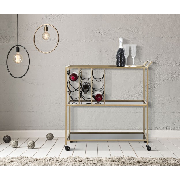 CARUCIOR CU SPATIU DE DEPOZITARE STICLE 79X39,5X82