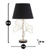 LAMPA DE MASA FRUNZE CM Ø 30X60